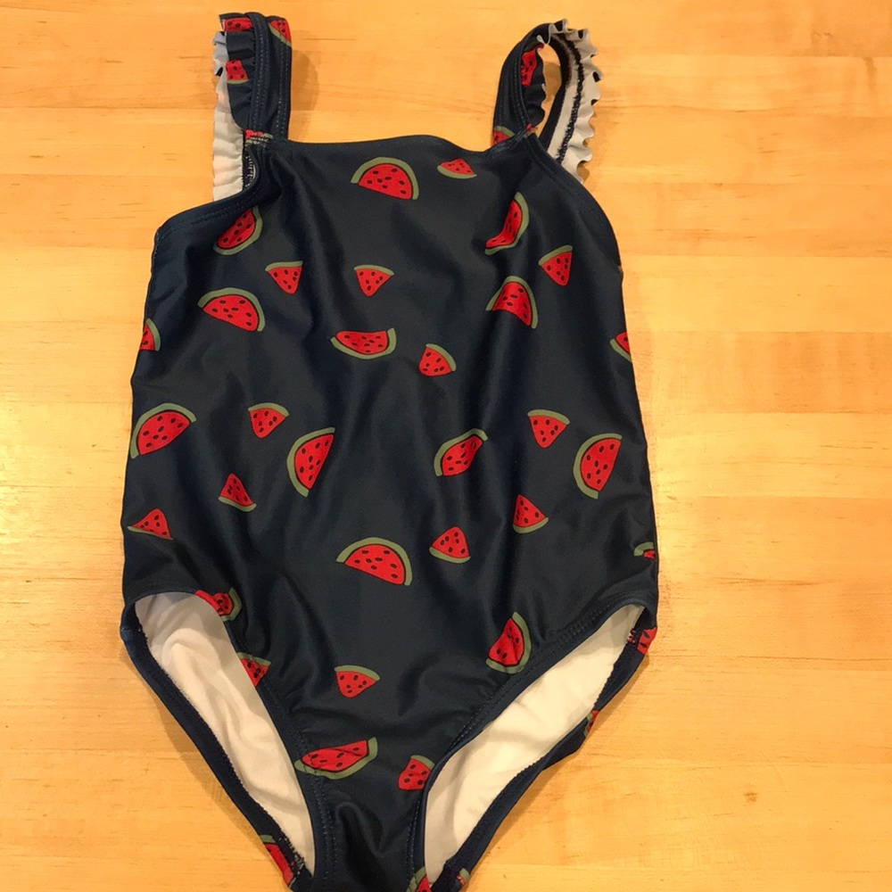 Kids Watermelon Print Swimsuit